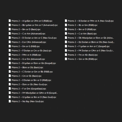 Prisms 2 Chord Suite